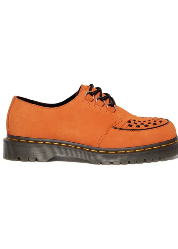 Dr. Martens Ramsey Suede Leather Creepers Orange