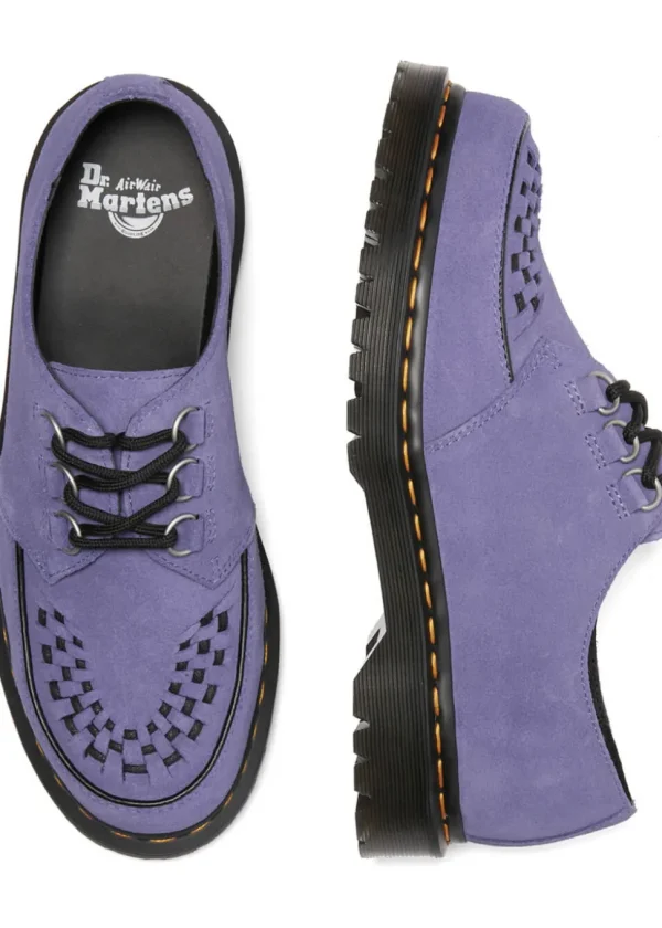 Dr. Martens Ramsey Suede Leather Creepers Purple