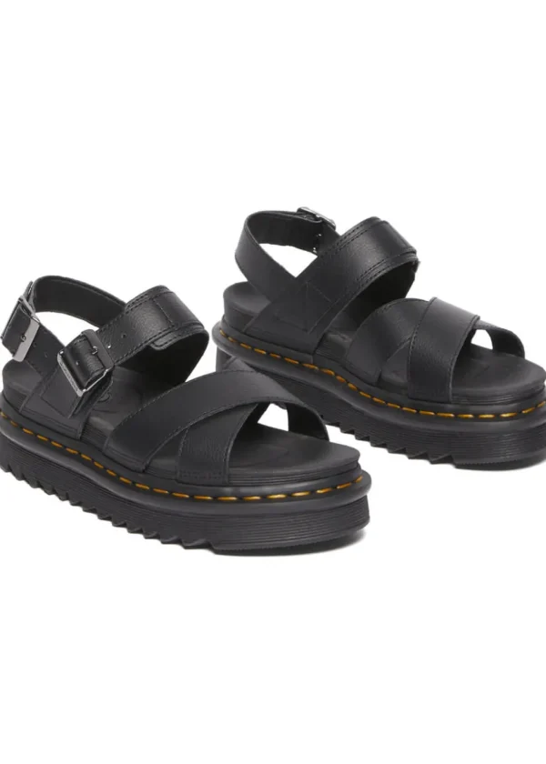 Dr. Martens Voss II Leren Sandals Black