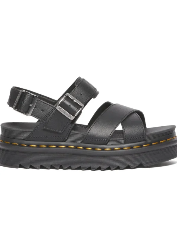 Dr. Martens Voss II Leren Sandals Black