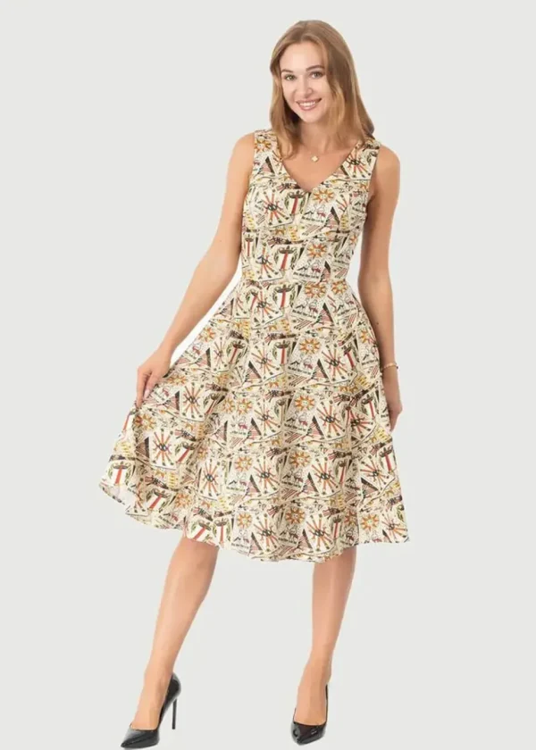 Eva Rose Clothing Iris Tarot Card 50's Swing Dress