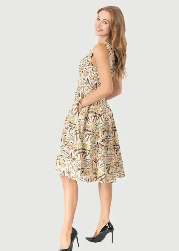 Eva Rose Clothing Iris Tarot Card 50's Swing Dress