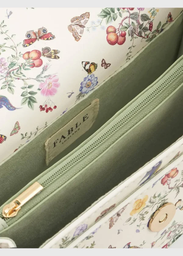 Fable England Alice Garden Butterfly Schoudertas Ivoor