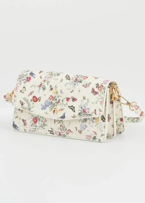 Fable England Alice Garden Butterfly Schoudertas Ivoor