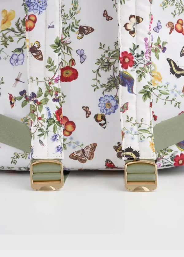 Fable England Alice Garden Butterfly Backpack White