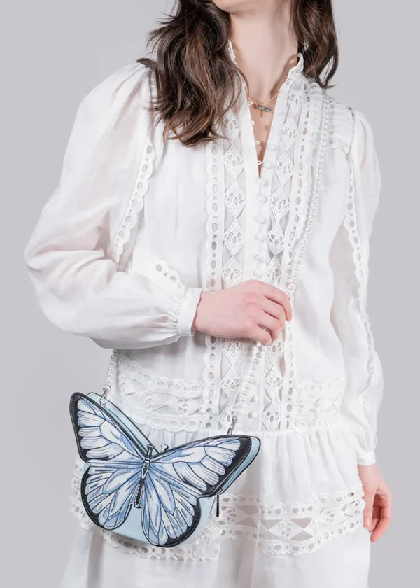 Fable England Blue Butterfly Bag Blue