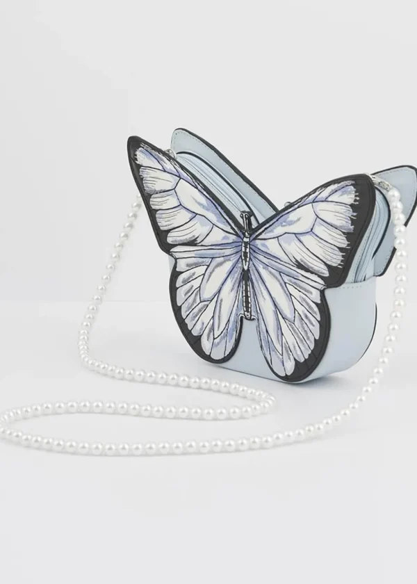 Fable England Blue Butterfly Bag Blue