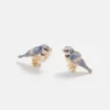 Fable England Blue Tit Earrings