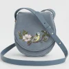 Fable England Blue Tit Saddle Bag Blue