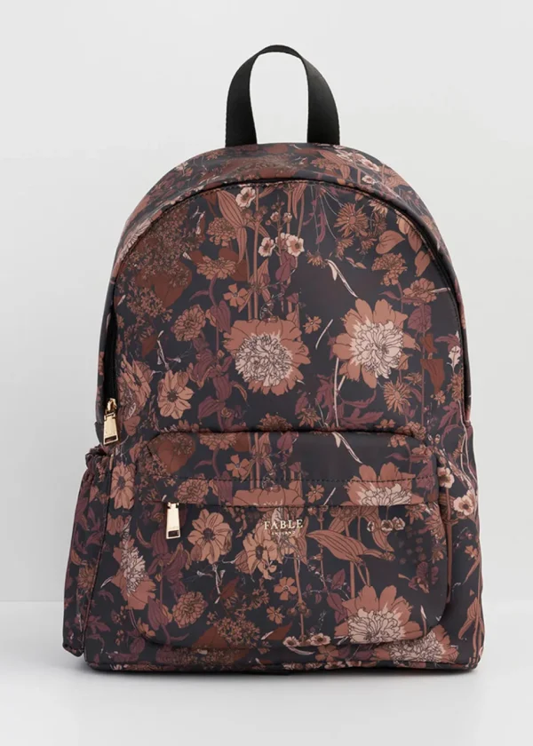 Fable England Deco Blooms Backpack Black