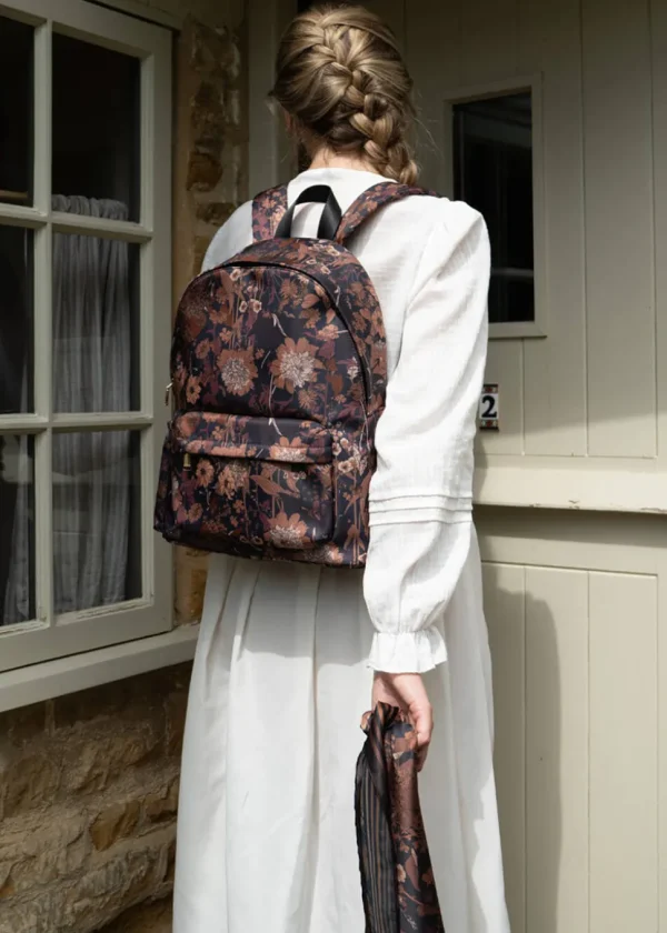 Fable England Deco Blooms Backpack Black
