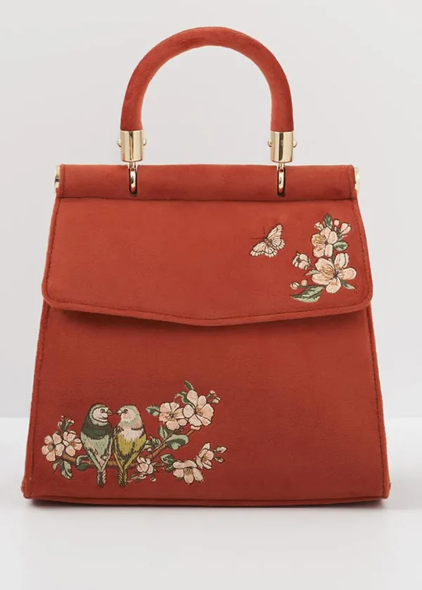 Fable England Lovebirds Bag Rust