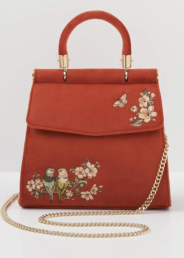 Fable England Lovebirds Bag Rust