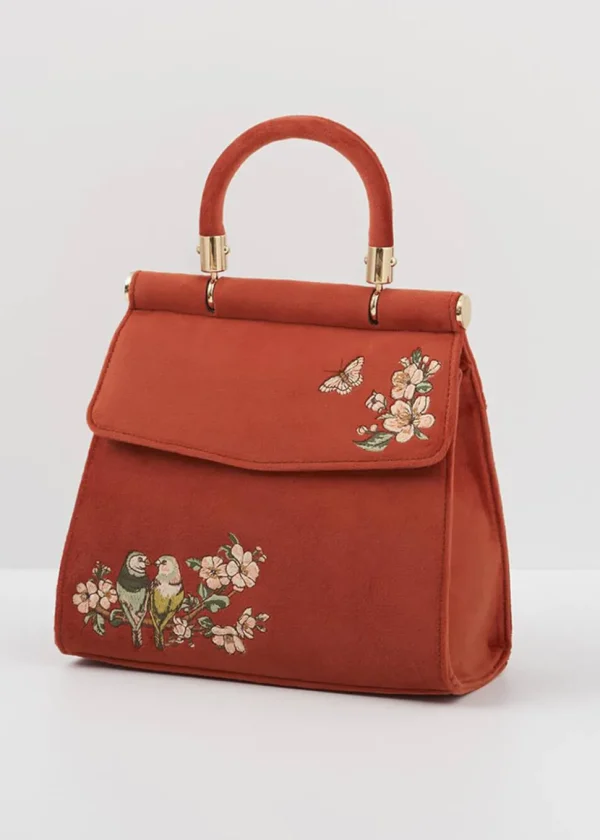 Fable England Lovebirds Bag Rust