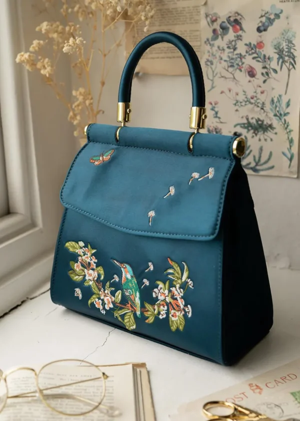 Fable England Morning Song Kingfisher Bag Teal
