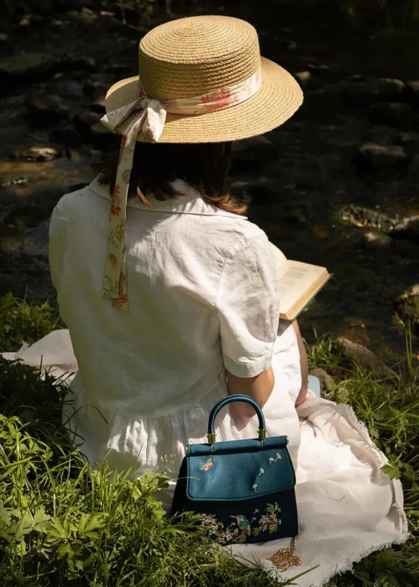 Fable England Morning Song Kingfisher Bag Teal