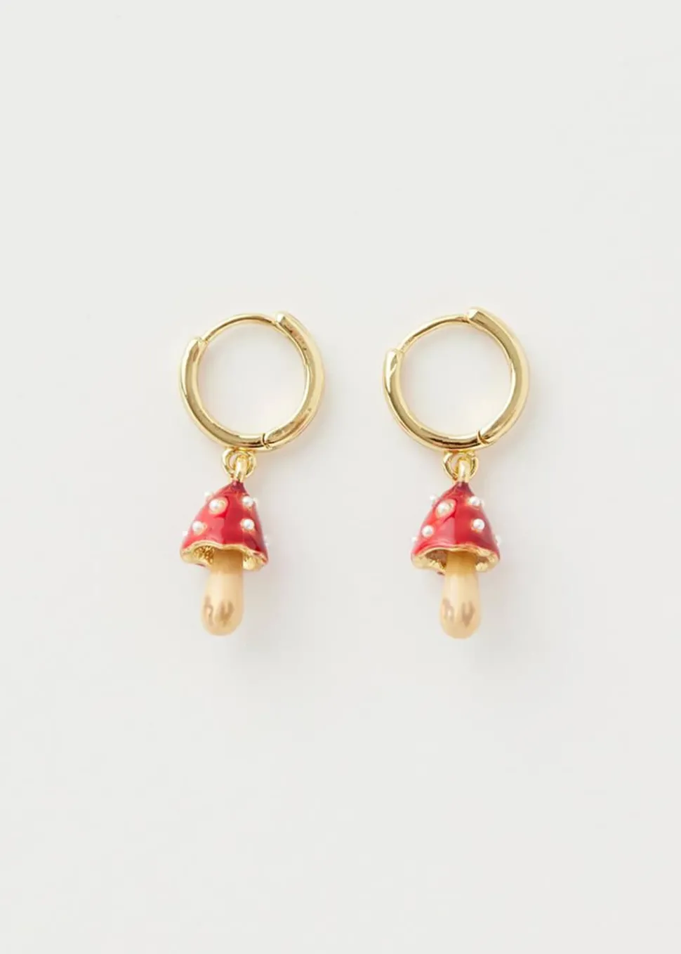 fable_england_mushroom_ea_0.webp Fable England Mushroom Earrings Red