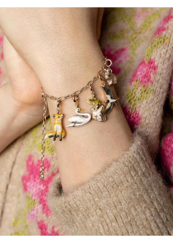 Fable England Mushroom Enamel Charm