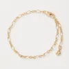 Fable England Oval Figaro Chain Bracelet for Charms