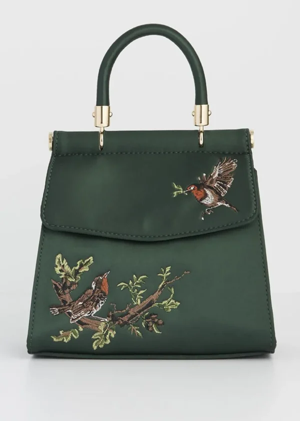 Fable England Robin Love Bag Green