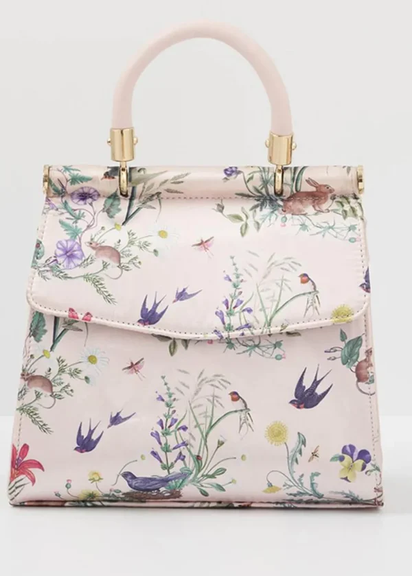 Fable England Running Bunny Bag Blush Pink