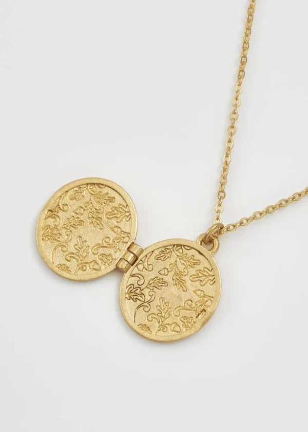 Fable England Running Bunny Locket Necklace