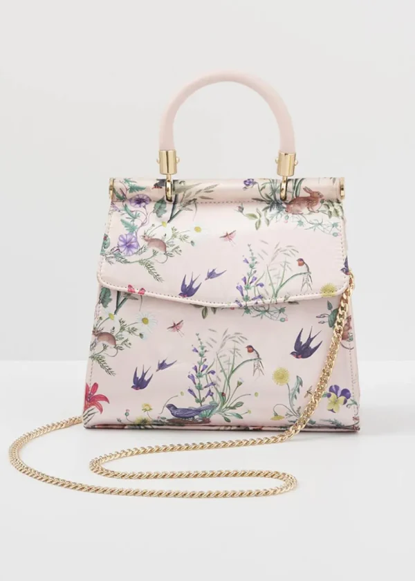 Fable England Running Bunny Bag Blush Pink