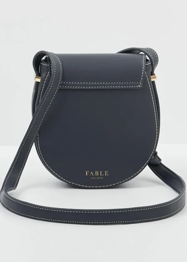 Fable England Swooping Swallows Saddle Bag Navy