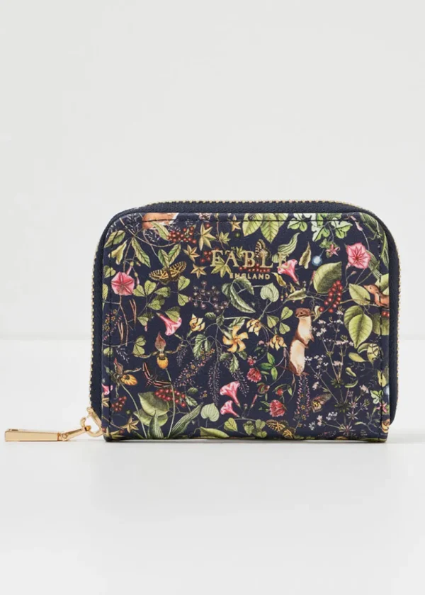 Fable England Wolf Garden Wallet Navy