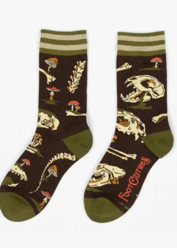 FootClothes Mossuary Socks Green