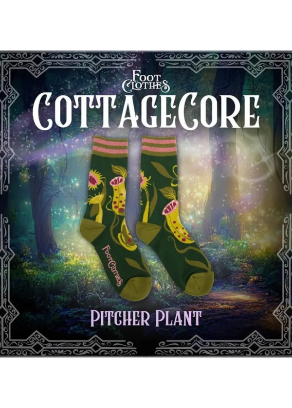 FootClothes Pitcher Plant Socks Green