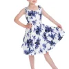 Hearts & Roses Kids Rosanne 50's Swing Dress White