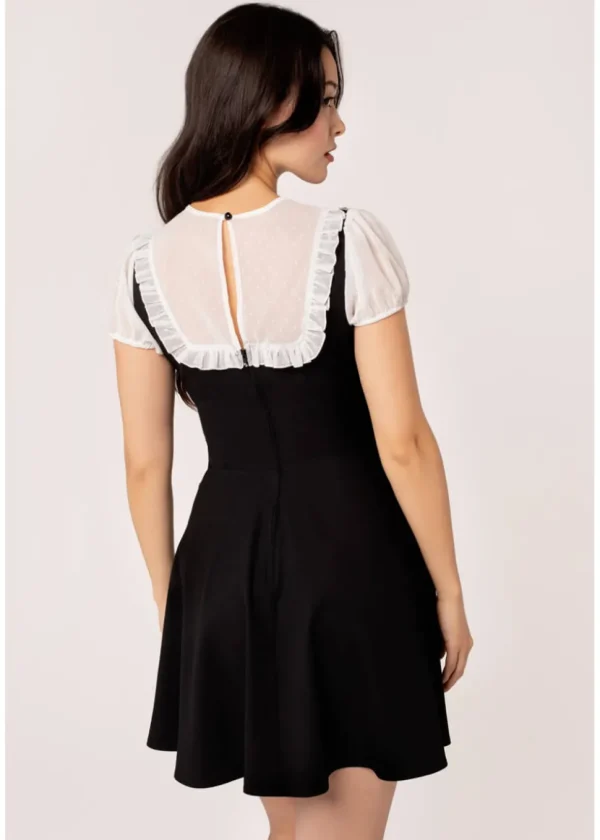 Hell Bunny Alice 60's Dress Black White