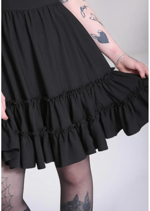 Hell Bunny Annette 60's Swing Dress Black
