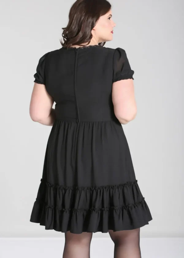 Hell Bunny Annette 60's Swing Dress Black