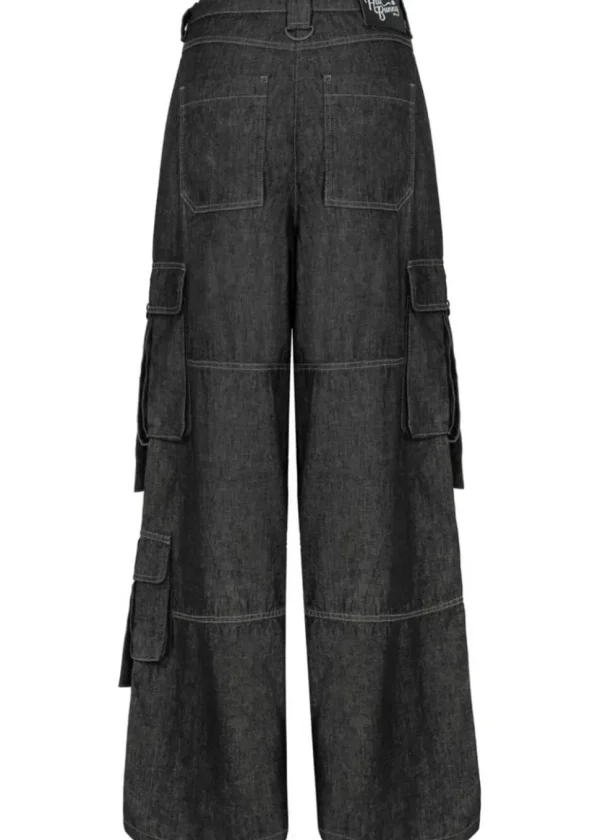 Hell Bunny Ash Jeans Gray