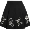 Hell Bunny Astrology 60's Short Skirt Black
