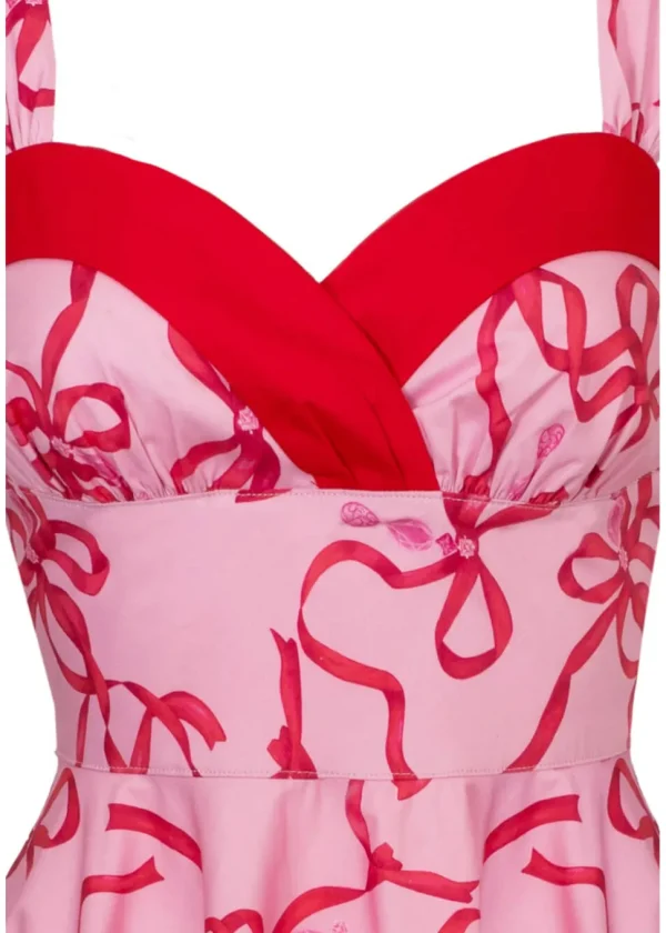 Hell Bunny Bownita 50's Swing Dress Pink