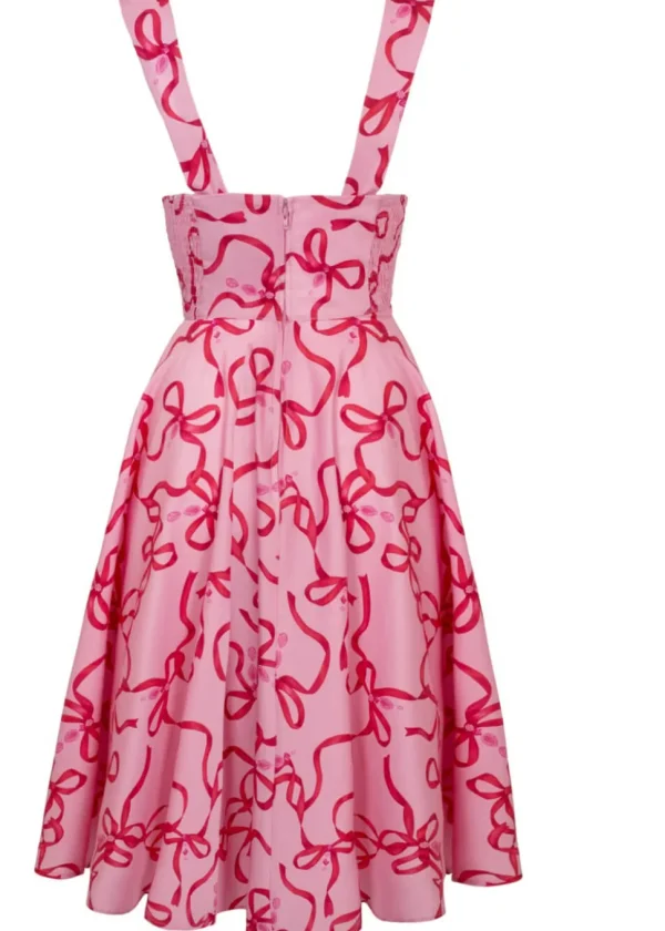 Hell Bunny Bownita 50's Swing Dress Pink