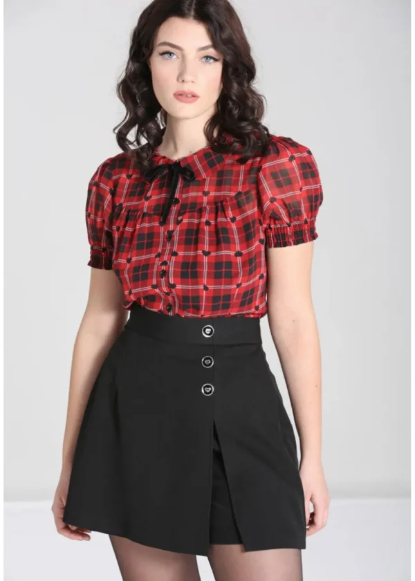 Hell Bunny Cooper 60's Skorts Black