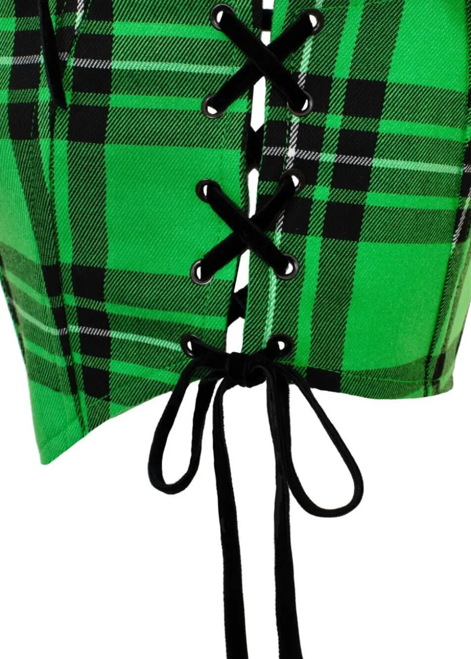 hell_bunny_corey_tartan_h_4-2.webp Hell Bunny Corey Tartan Heart 80's Corset Top Green