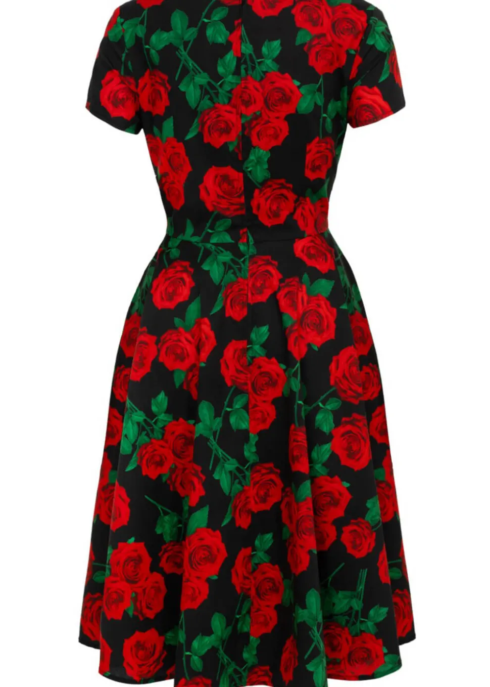 hell_bunny_dolce_vita_ros_5.webp Hell Bunny Dolce Vita Roses 50's Swing Dress Black