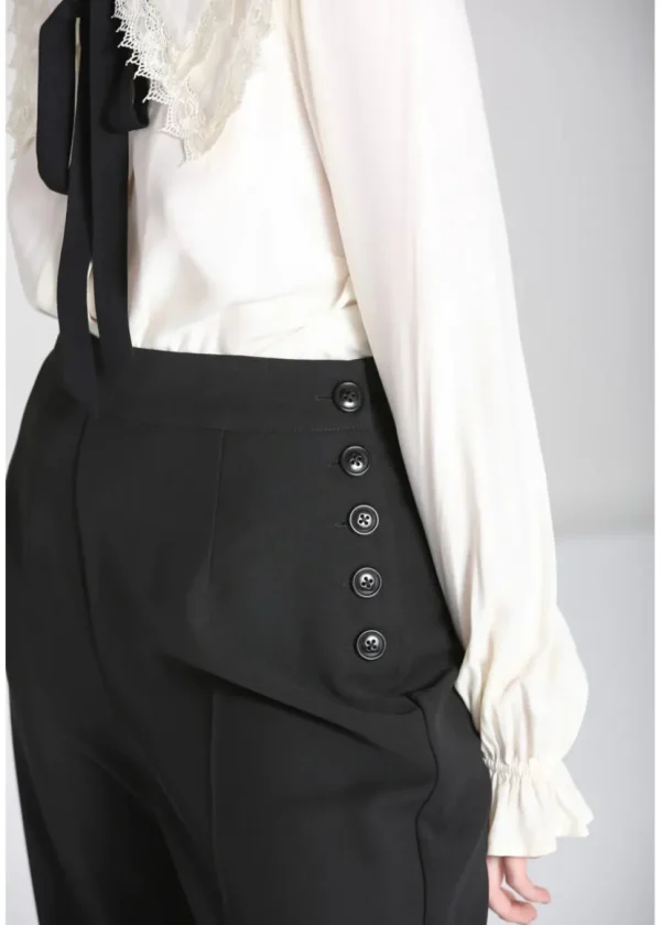 Hell Bunny Ginger 40's Swing Trousers Black