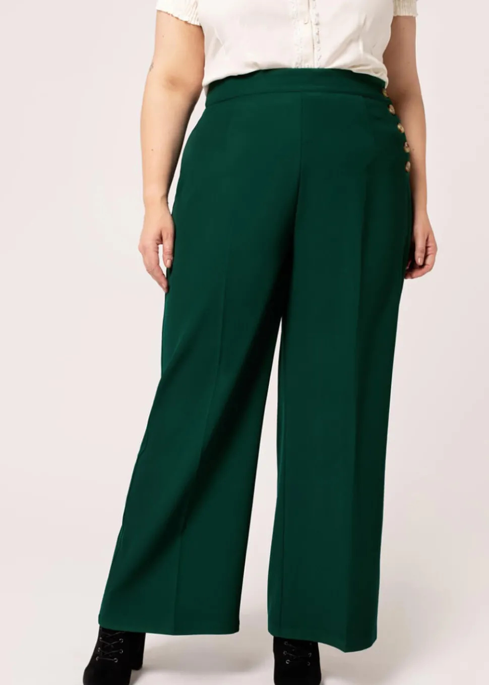 hell_bunny_ginger_s_swing_8.webp Hell Bunny Ginger 40's Swing Trousers Dark Green