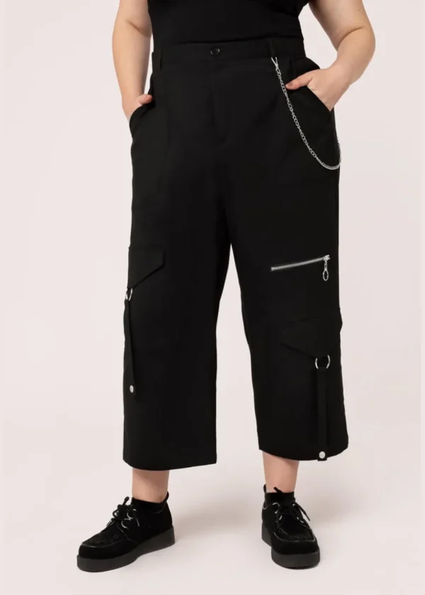 Hell Bunny Mallory Trousers Black