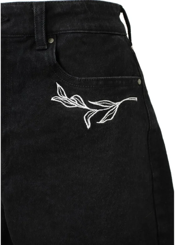 Hell Bunny Metamorphosis Moth Shorts Black