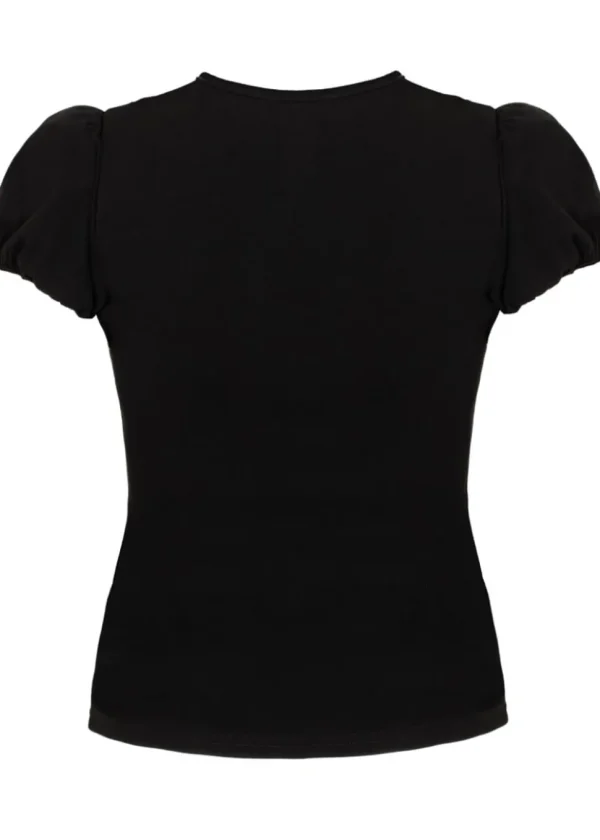 Hell Bunny Priscilla 50's Top Black