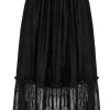 Hell Bunny Rhea Lace Skirt Black