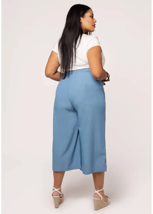 Hell Bunny Rylee Culottes Blue