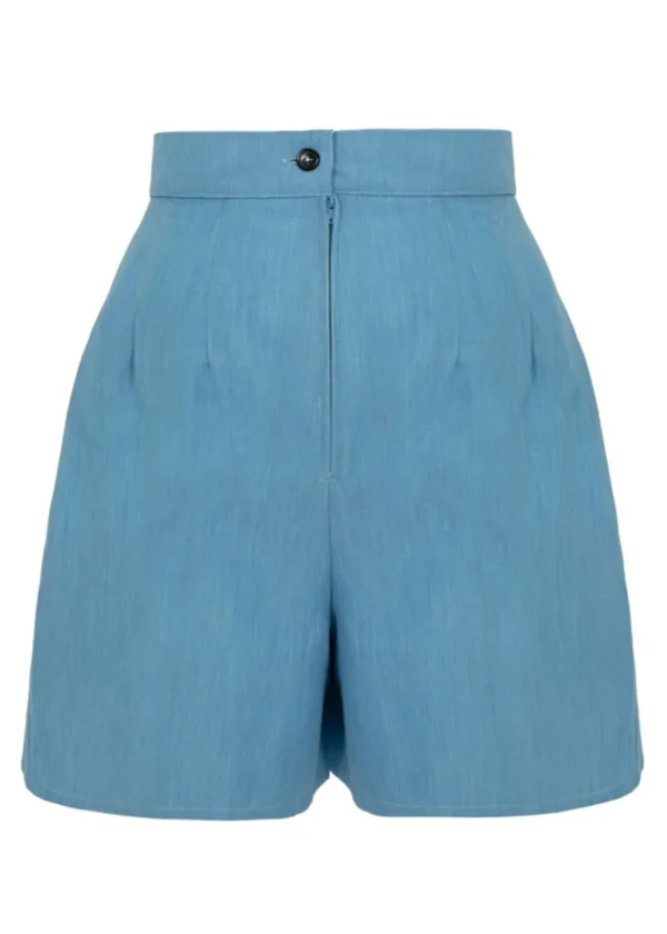 Hell Bunny Rylee Skorts Blue